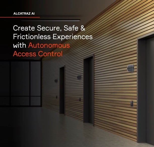 Alcatraz AI overview brochure. Create secure, safe & frictionless experiences with autonomous access control. 