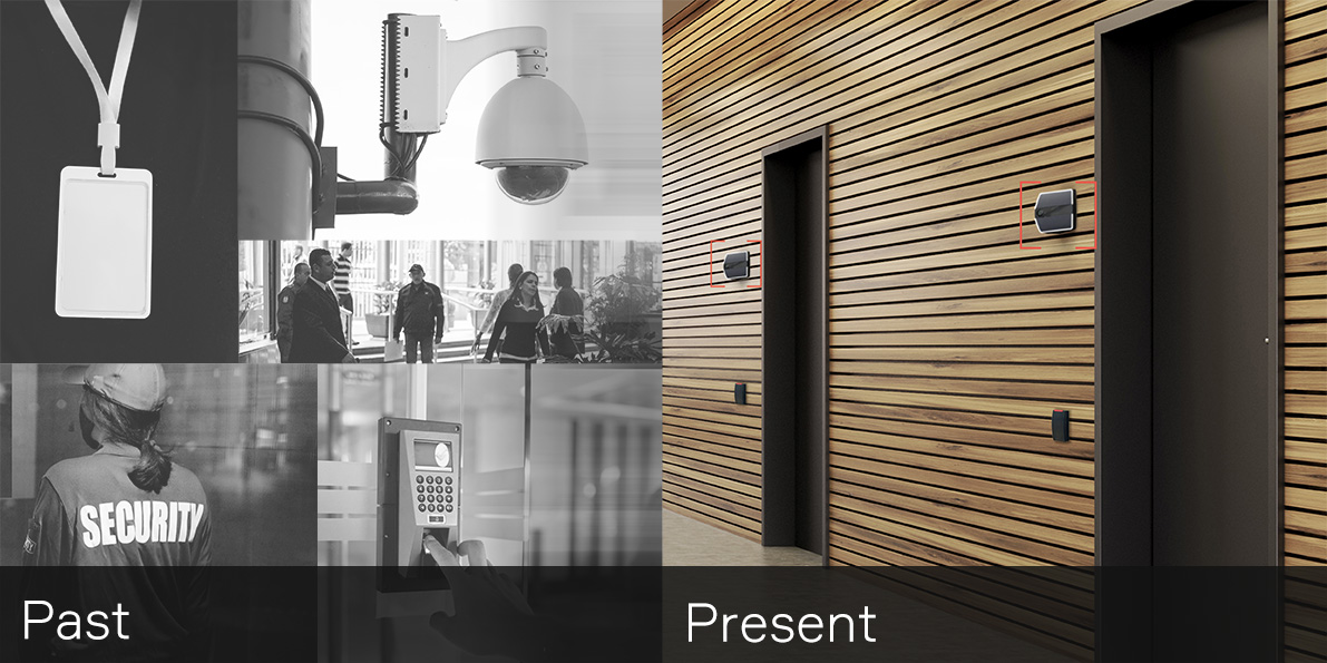 Image of the past and present of security and access control devices