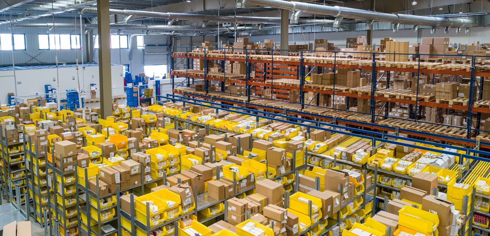 Large warehouse or distribution center. 